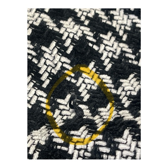 Chico’s Patched Houndstooth Statement Jacket Size 3P (16/18P) KD1 - Picture 8 of 8